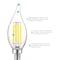Luxrite CA11 LED Light Bulb 5W (60W Equivalent) 550LM 5000K Bright White Dimmable E12 Candelabra Base 6-Pack LR21599-6PK - alternate 6